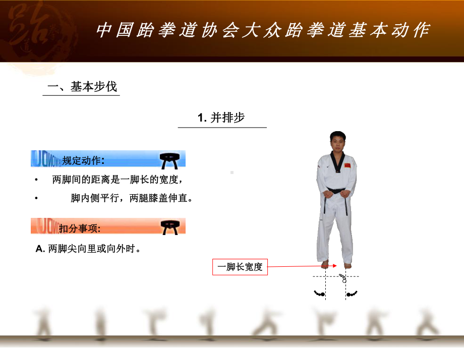 CTA跆拳道品势基本动作课件.ppt_第2页