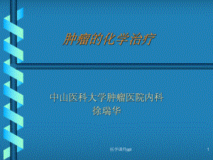 《肿瘤化学治疗讲》课件.ppt