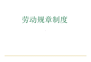 劳动合同规章制度-课件.ppt