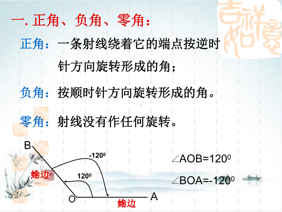 北师大版高中数学必修《角的概念的推广》名师课件1.ppt_第3页