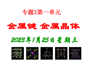 专题3-第一单元-金属键和金属晶体课件.ppt