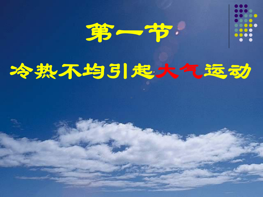 冷热不均引起的大气运动课件2-人教版.ppt_第1页