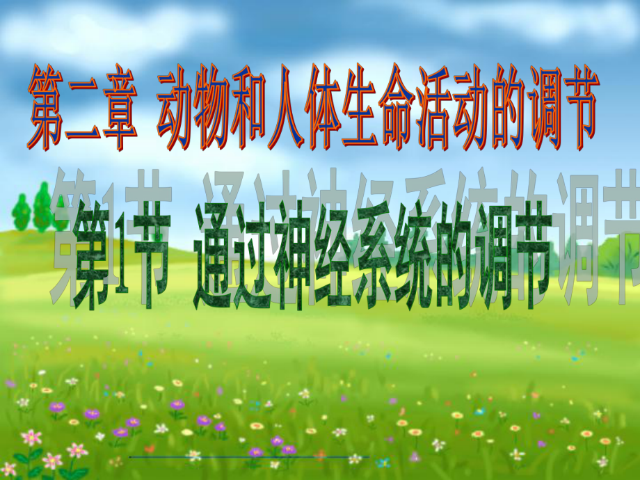 人教版教学课件辽宁省大连市十四中高中生物神经系统的调节课件必修三.pptx_第3页