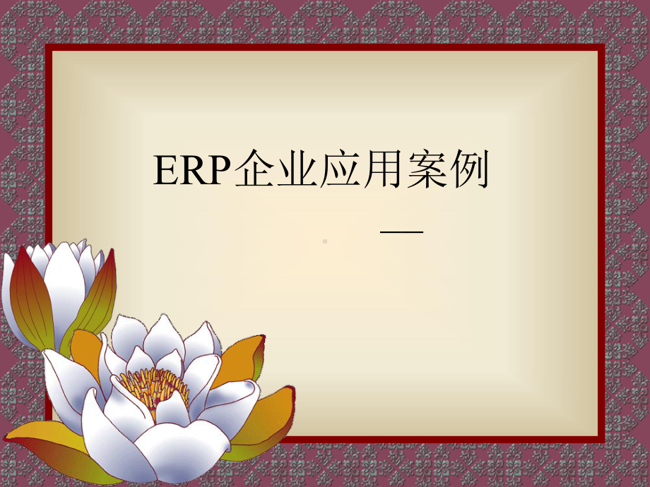 ERP原理与应用案例课件.ppt_第1页