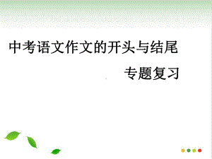 中考作文的开头与结尾-课件.ppt