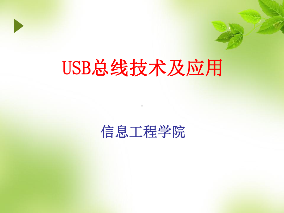 USB总线技术及应用分析课件.ppt_第1页