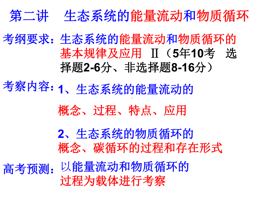 二轮复习-生态系统的能量流动课件.ppt_第1页