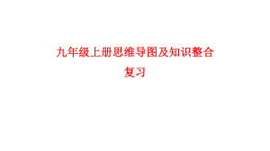 （部）统编版九年级上册《道德与法治》思维导图及知识整合复习ppt课件.pptx