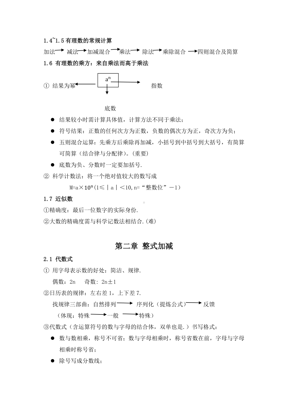 2022新沪科版七年级上册《数学》知识点汇总.docx_第2页