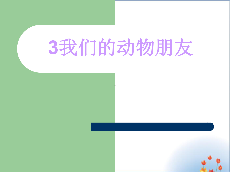 我们的动物朋友优秀课件.ppt_第1页