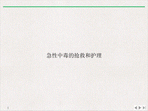 急性中毒的抢救和护理公开课课件.ppt