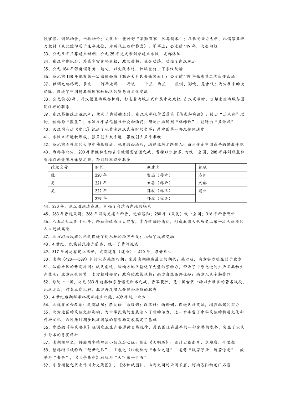 （部）统编版七年级上册《历史》总复习简化版.docx_第2页