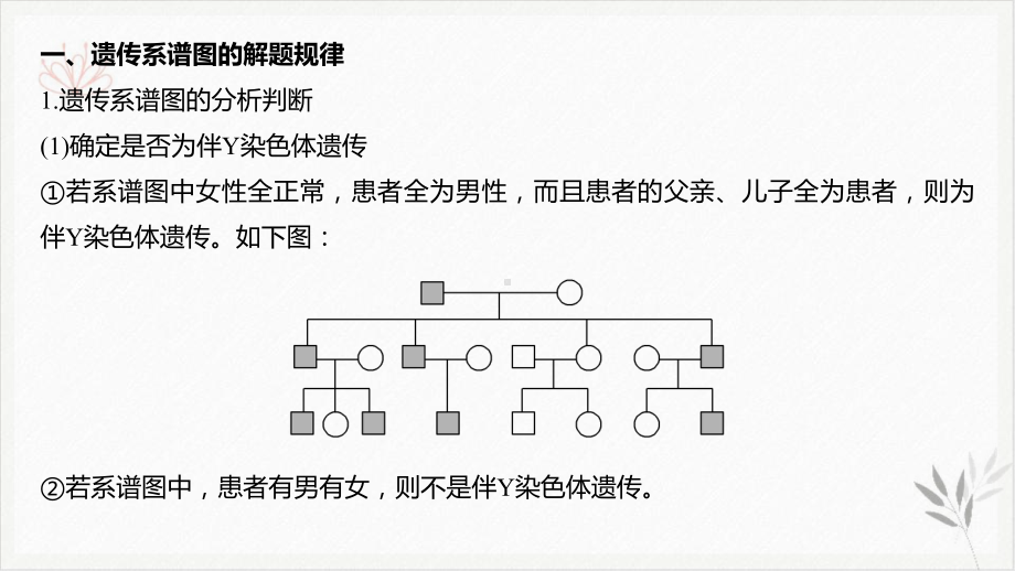 微专题四-伴性遗传的常规解题方法基因和染色体的关系课件新教材.pptx_第2页