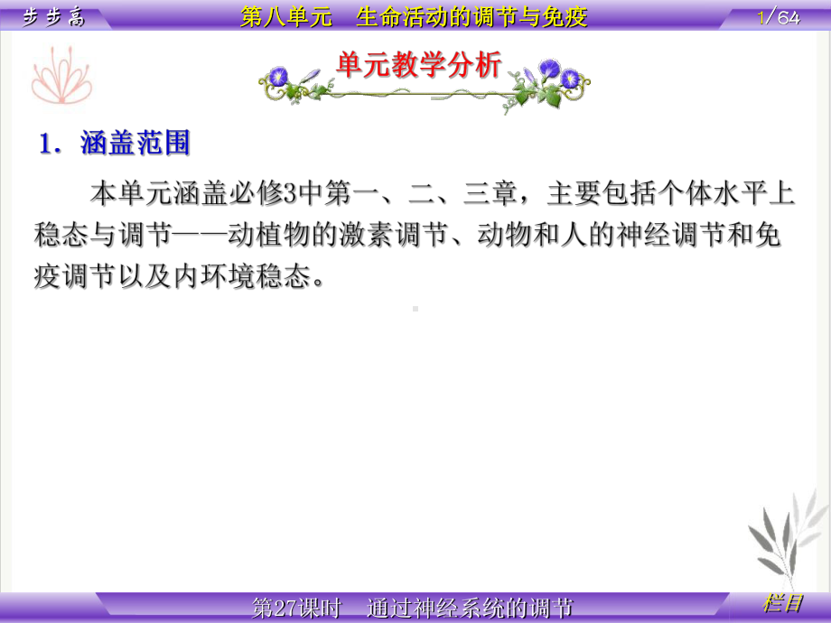 生命活动的调节与免疫时通过神经系统的调节课件.pptx_第1页