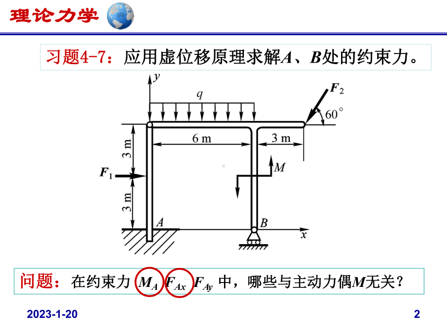 理论力学课件-习题课II.ppt_第2页