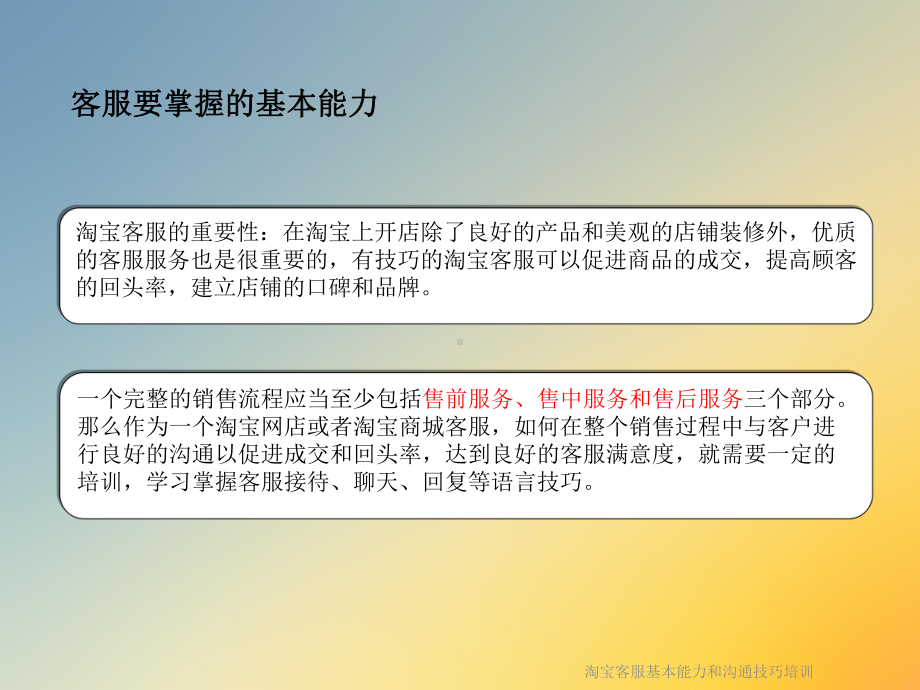 淘宝客服基本能力和沟通技巧培训课件.ppt_第3页