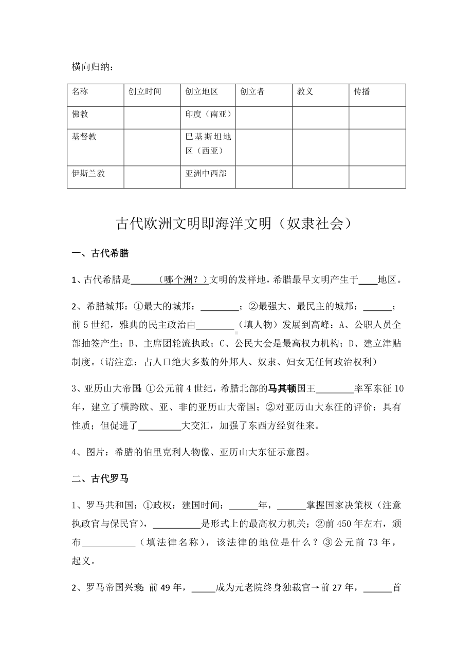 （部）统编版九年级上册《历史》复习检测提纲.docx_第2页