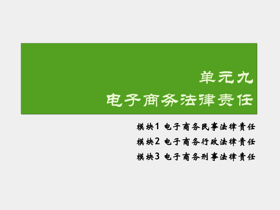 《电子商务法律实务》课件单元九 电子商务法律责任.ppt_第2页