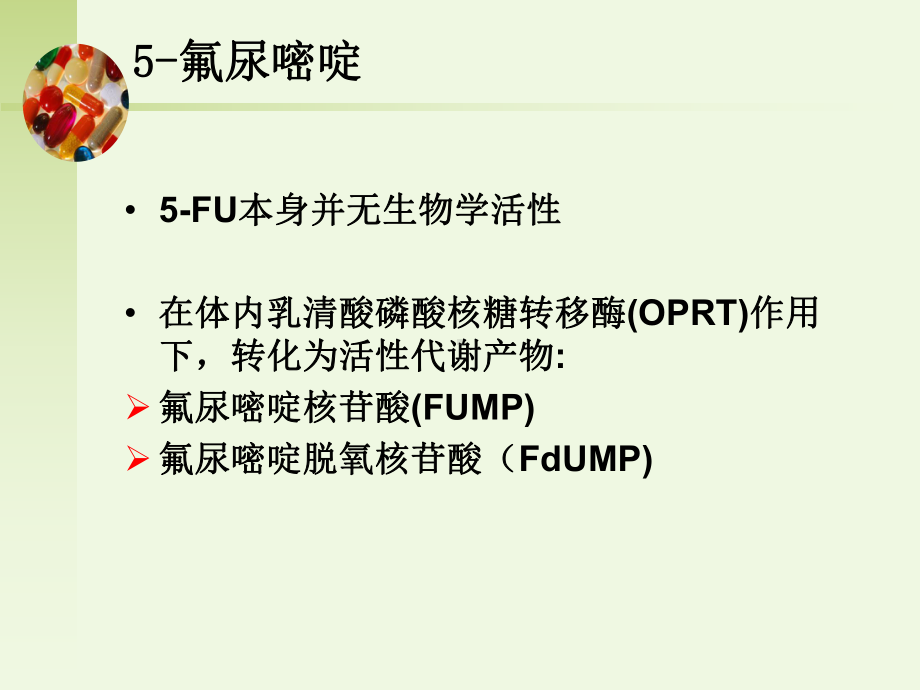 氟尿嘧啶类抗肿瘤药物演示教学课件.ppt_第3页