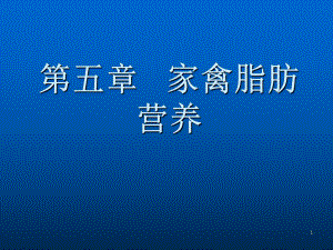 家禽脂肪营养课件.ppt