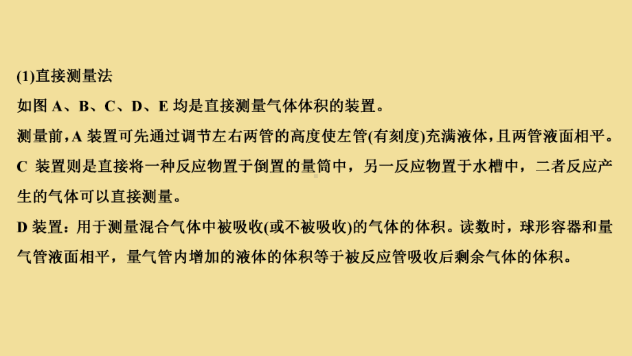 江苏新高考化学一轮复习专题10化学实验基础与综合探究2小专题突破16气体体积的测定及防倒吸装置的创新应用课件.ppt_第3页