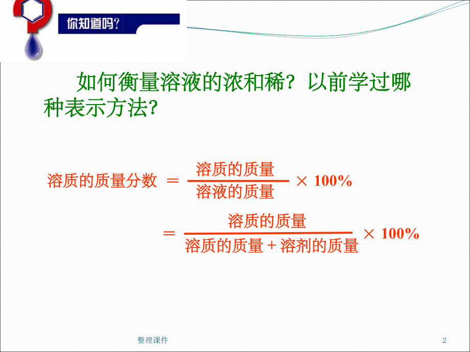 物质的量浓度及其计算和物质的量浓度溶液的配制课件.ppt_第2页