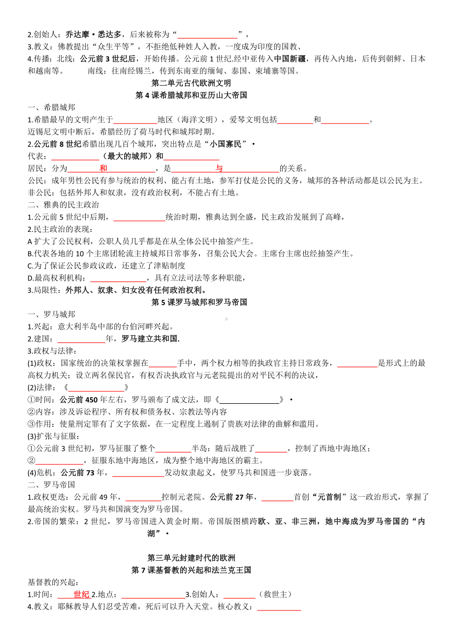 （部）统编版九年级上册《历史》必背知识点中考前回归教材专用.docx_第2页