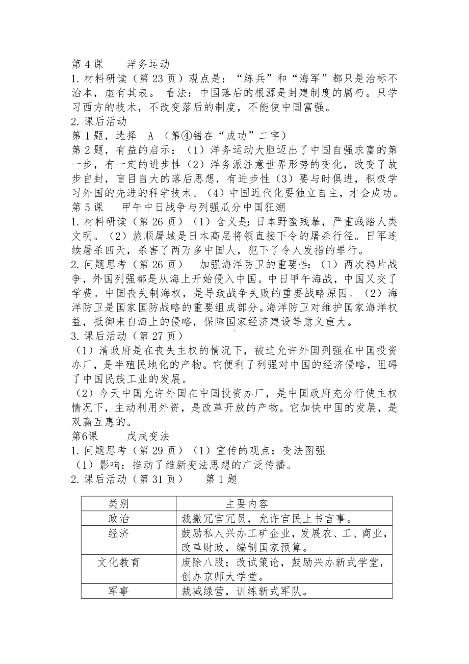 （部）统编版八年级上册《历史》教材有关问题的参考.docx_第2页