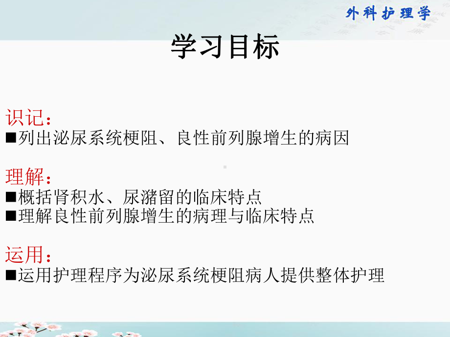 泌尿系统梗阻病人的护理-课件.pptx_第1页