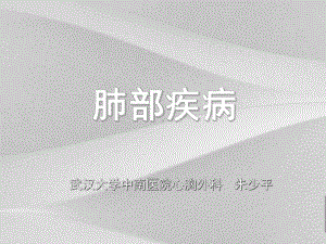 肺部疾病治疗手册研讨课件.ppt