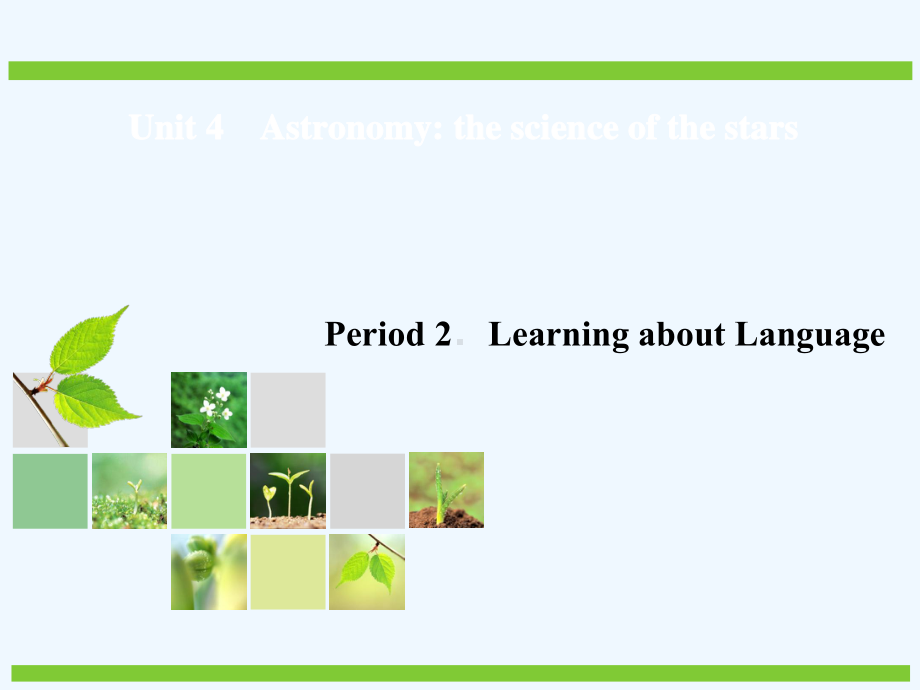 英语同步优化指导(人教必修3)课件：Unit-4-Period-2-Learning-about-Language-.ppt（纯ppt,可能不含音视频素材）_第1页