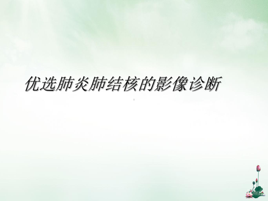 肺炎肺结核的影像诊断课件.ppt_第2页