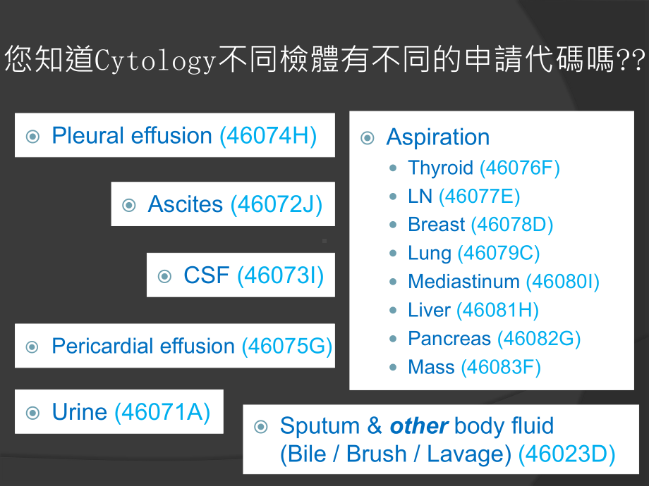 病理检验部细胞病理检查Cytology引导式开单课件.ppt_第1页