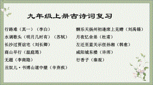 （部）统编版九年级上册《语文》古诗词复习ppt课件（共66页）.pptx