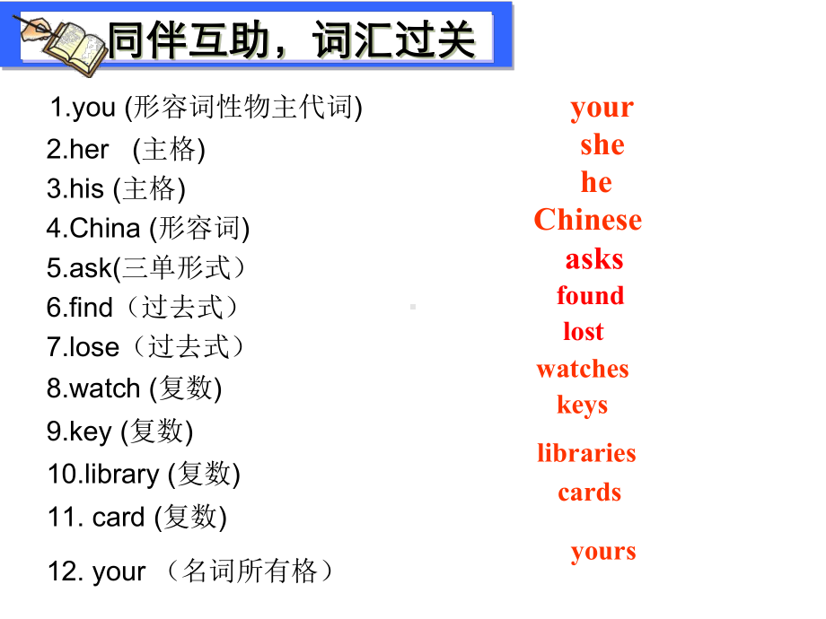 人教版七年级上册《英语》unit2-unit3 期末复习ppt课件（共31张ppt）.pptx_第2页