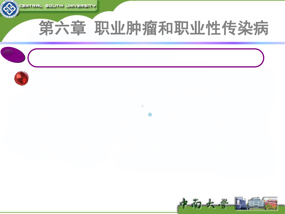 职业卫生与防护第6章职业肿瘤和职业性传染病新课件.ppt_第2页