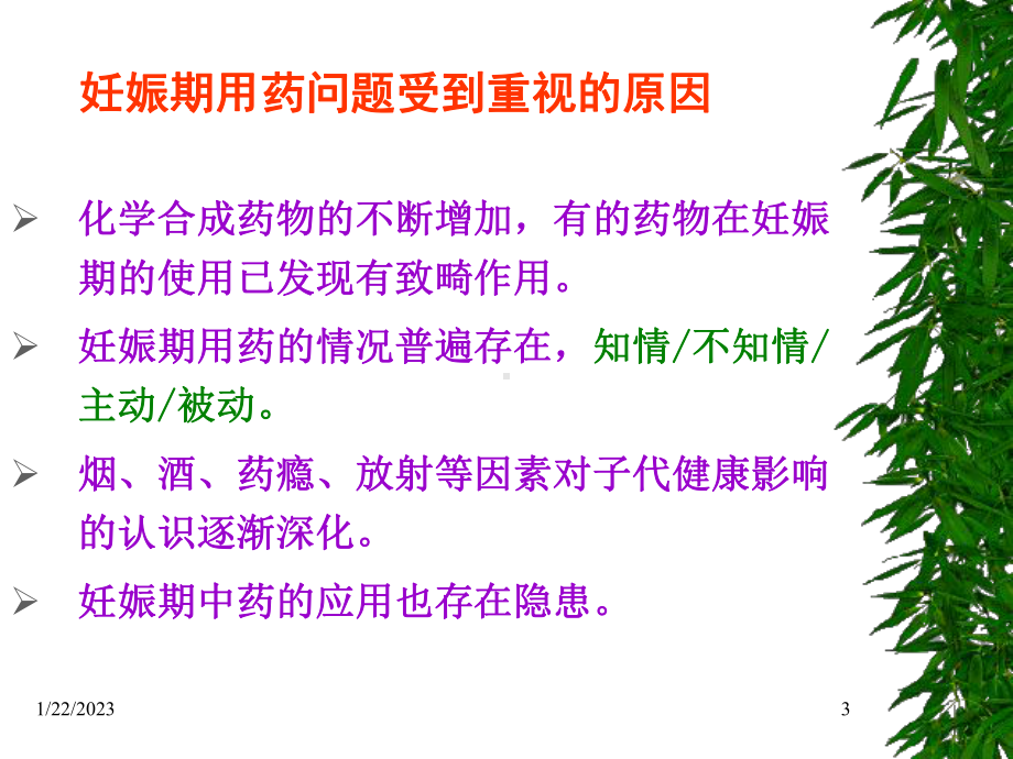 章妊娠和哺乳期合理用药课件.ppt_第3页