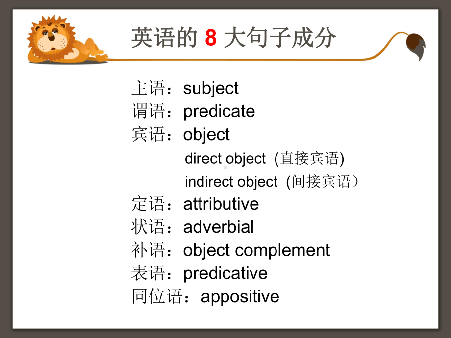 2022新人教版八年级上册《英语》五种简单基本句型及句子成分ppt课件.pptx_第2页