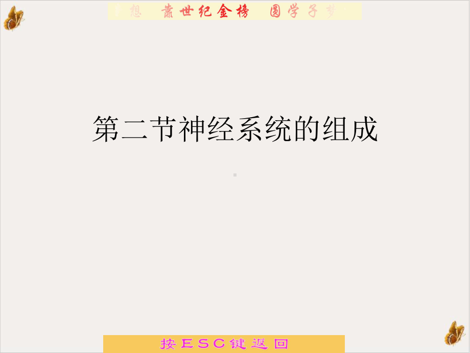 第二节神经系统的组成教学课件.ppt_第1页