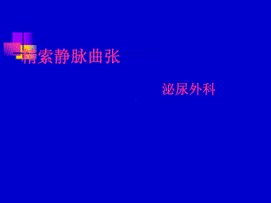 精索静脉曲张(同名80)课件.ppt