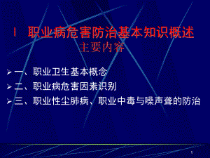 职业病危害防治基本知识课件.ppt