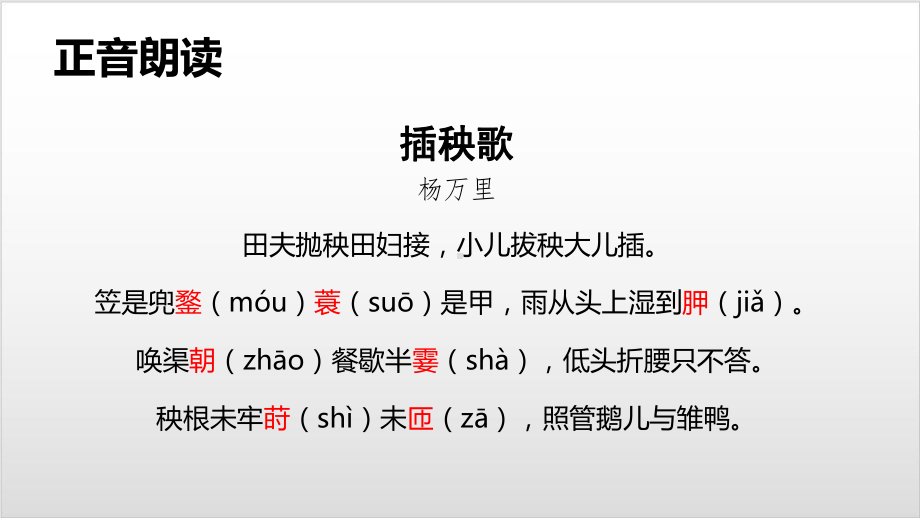 统编版高中语文必修上册《插秧歌》课件整理.pptx_第3页