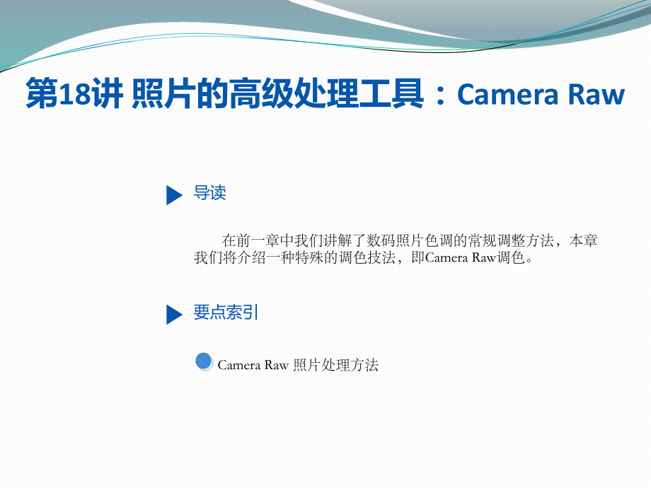 第18讲-照片的高级处理工具：Camera-Raw课件.pptx_第2页