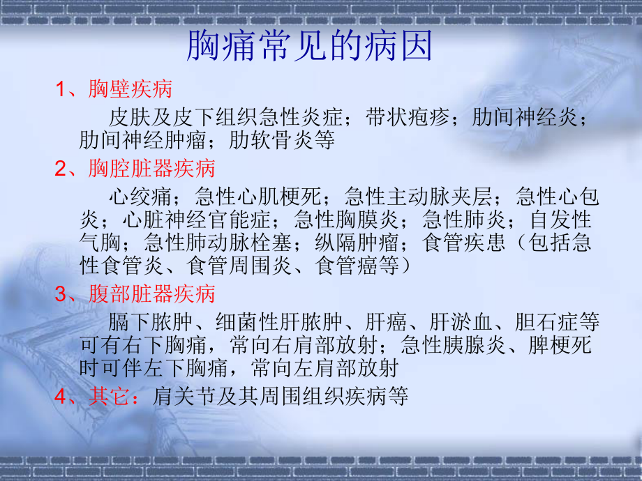 胸痛鉴别诊断及主动脉综合征的诊治课件.ppt_第3页