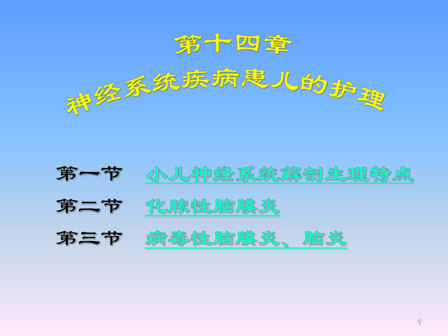 神经系统疾病患儿的护理PPT课件.ppt_第1页