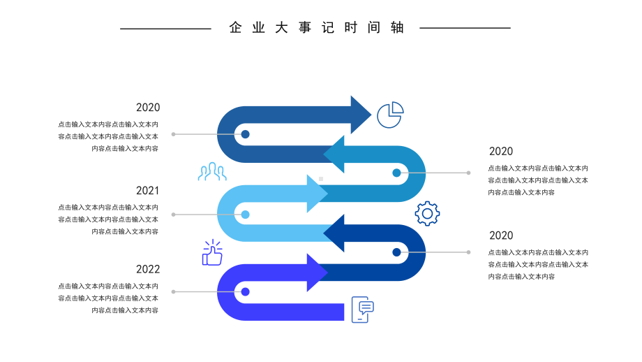 简约企业大事记发展时间轴动态模板课件.pptx_第3页