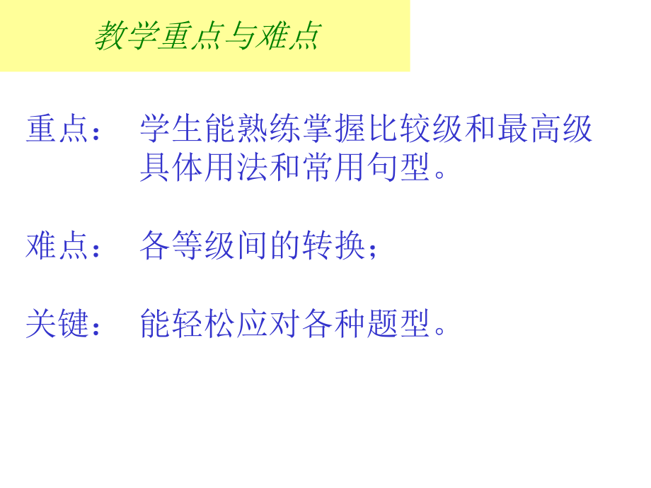 2022新人教版八年级上册《英语》ppt课件-形容词和副词的比较级、最高级-.ppt_第2页