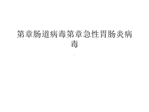 第章肠道病毒第章急性胃肠炎病毒只是分享课件.ppt