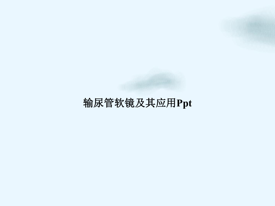 输尿管软镜及其应用讲课课件.ppt_第1页