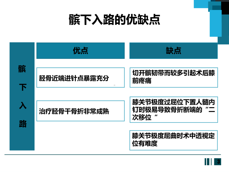 髌上入路髓内钉技术治疗胫骨骨折-课件.ppt_第3页